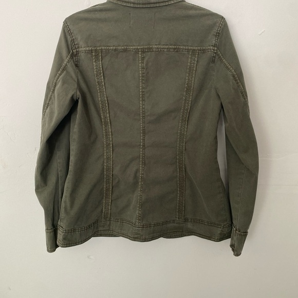 Anthropologie Olive Green Military Button Boho Jacket Women’s Size S Y-20 - Picture 11 of 12